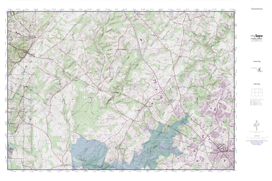 Germantown MyTopo Explorer Series Map Image