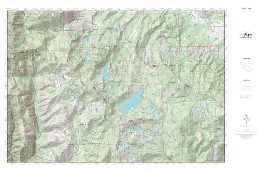 Gold Lake MyTopo Explorer Series Map Image