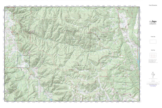 Gore Mountain MyTopo Explorer Series Map Image