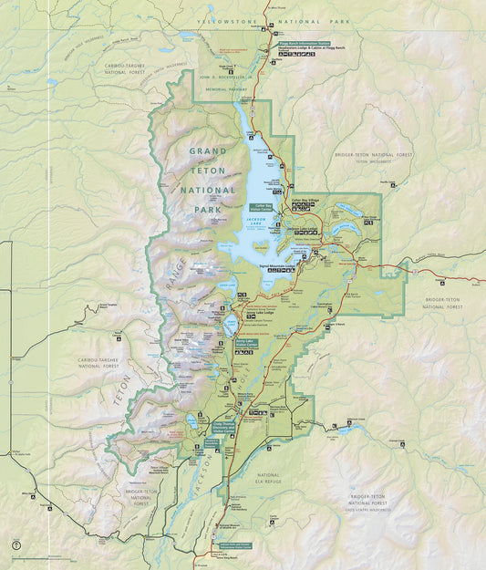 Grand Teton National Park Map Image
