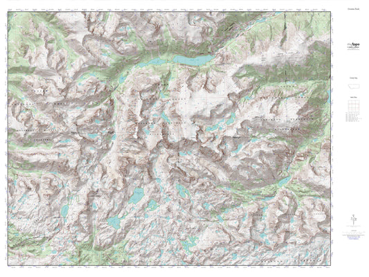 Granite Peak MyTopo Explorer Series Map Image