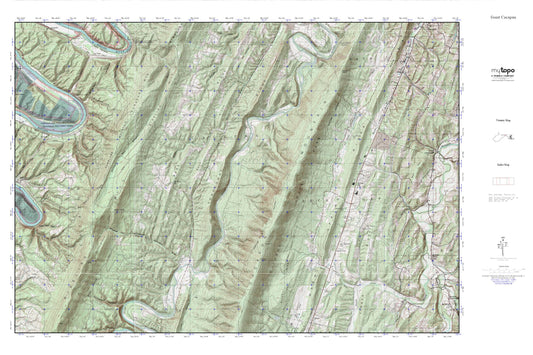 Great Cacapon MyTopo Explorer Series Map Image