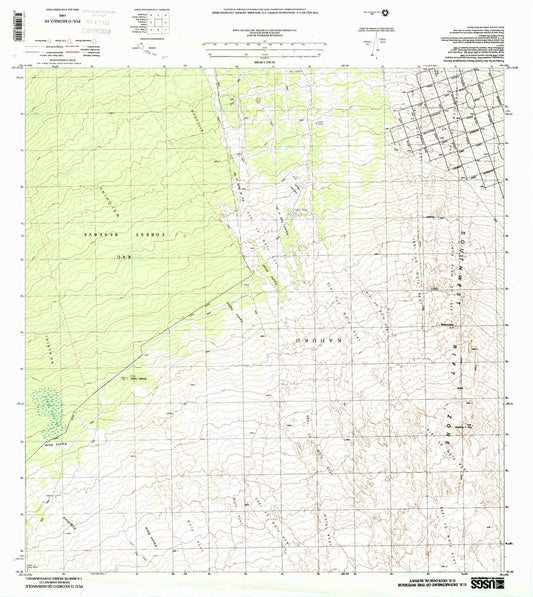Classic USGS Puuokeokeo Hawaii 7.5'x7.5' Topo Map Image