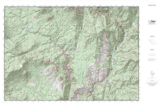 Hockett Peak MyTopo Explorer Series Map Image