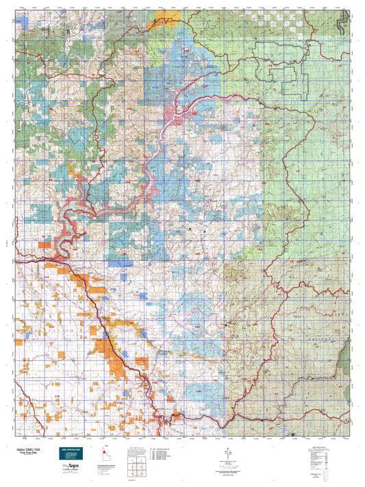 Idaho GMU 10A Map Image