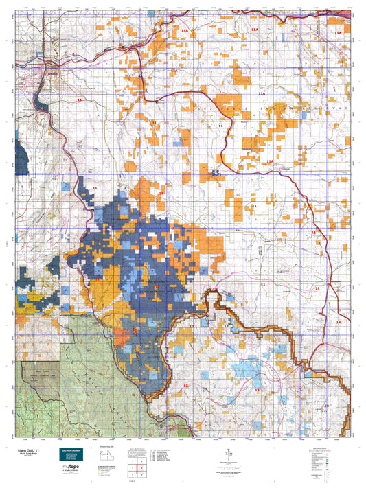 Idaho GMU 11 Map Image