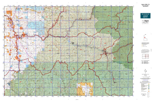 Idaho GMU 16 Map Image