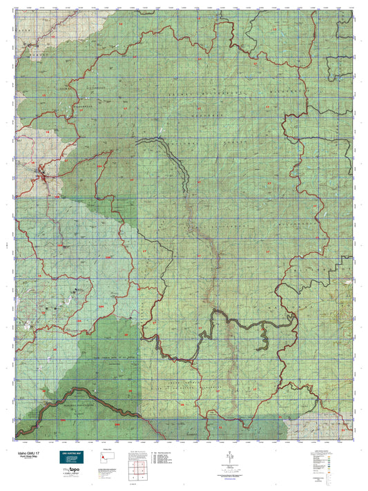 Idaho GMU 17 Map Image