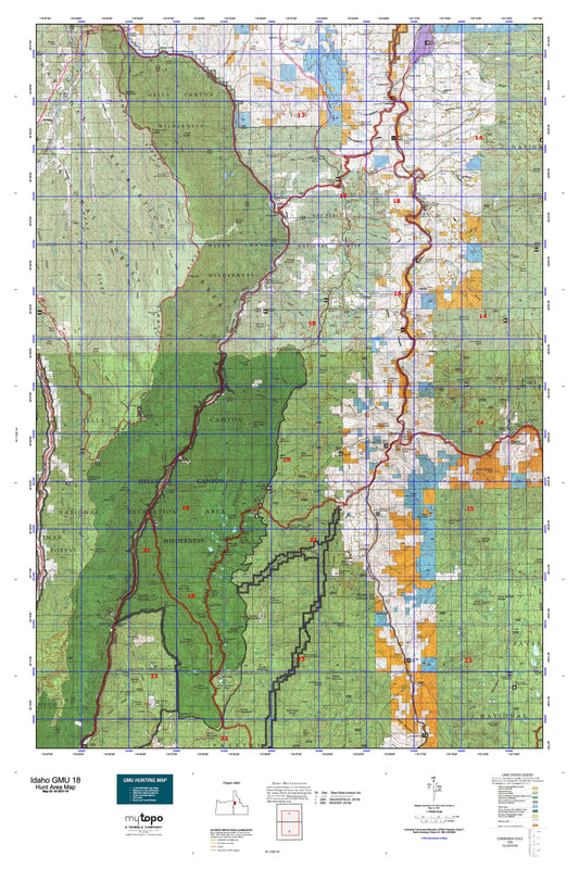 Idaho GMU 18 Map Image