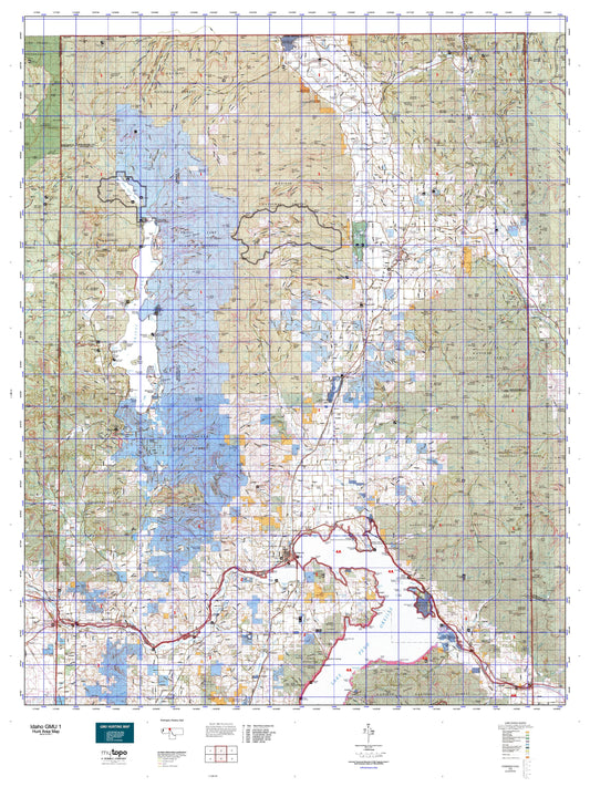 Idaho GMU 1 Map Image