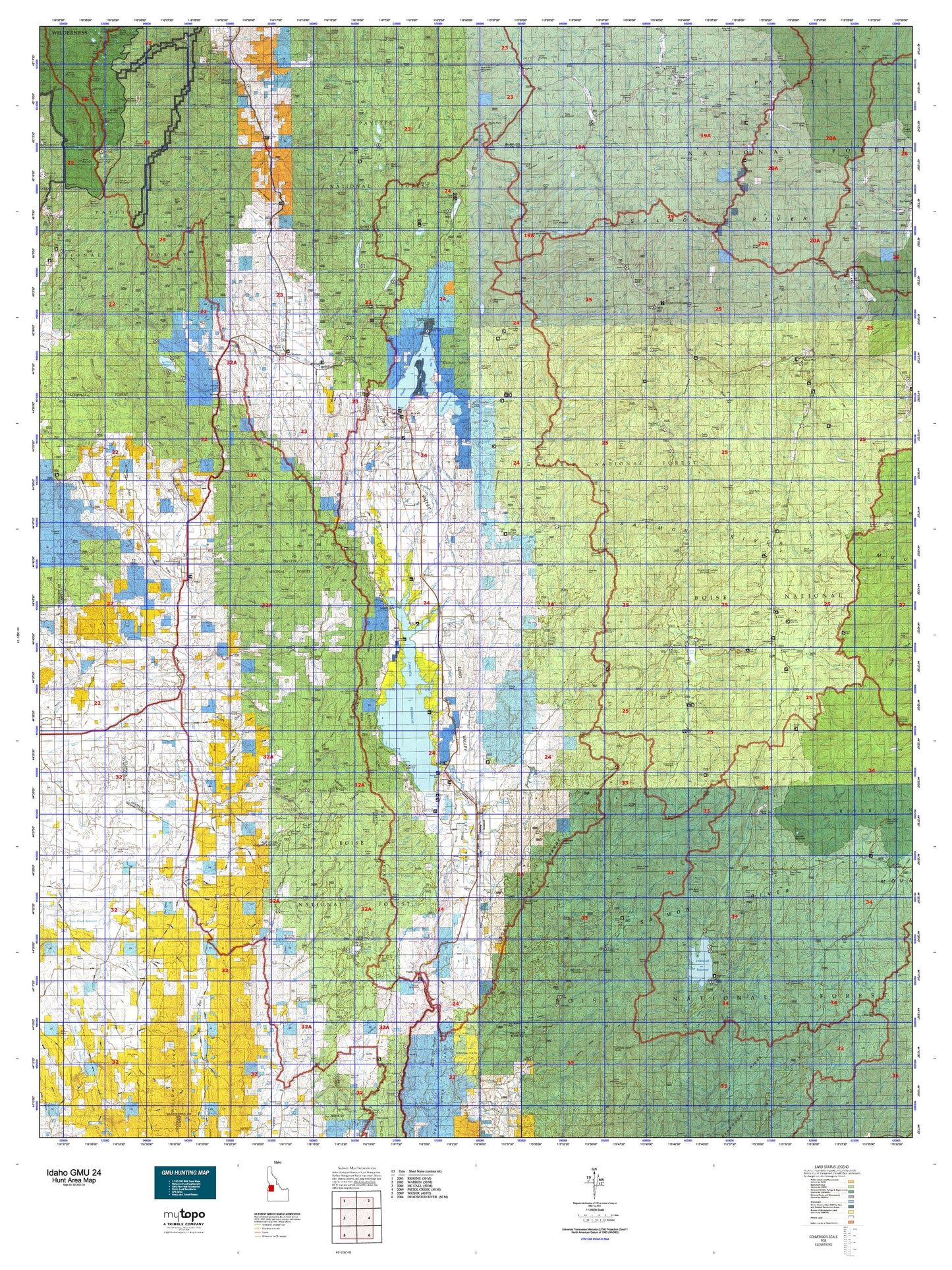 Idaho GMU 24 Map Image
