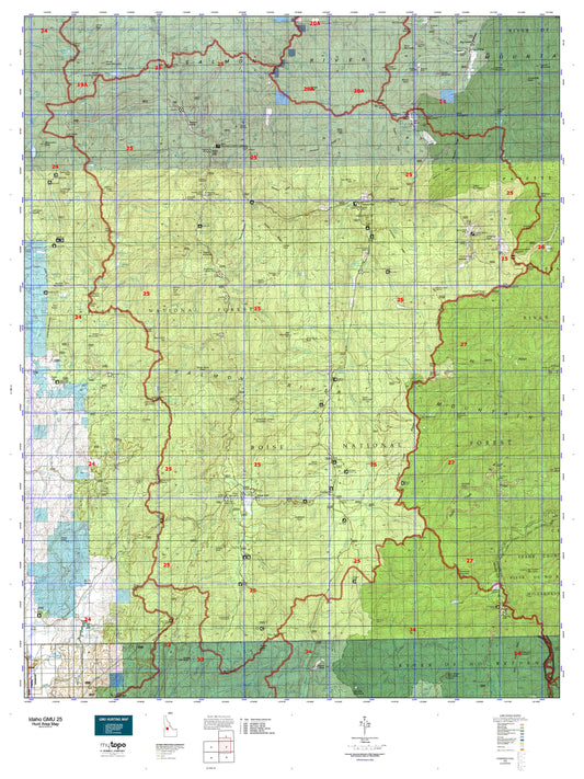 Idaho GMU 25 Map Image