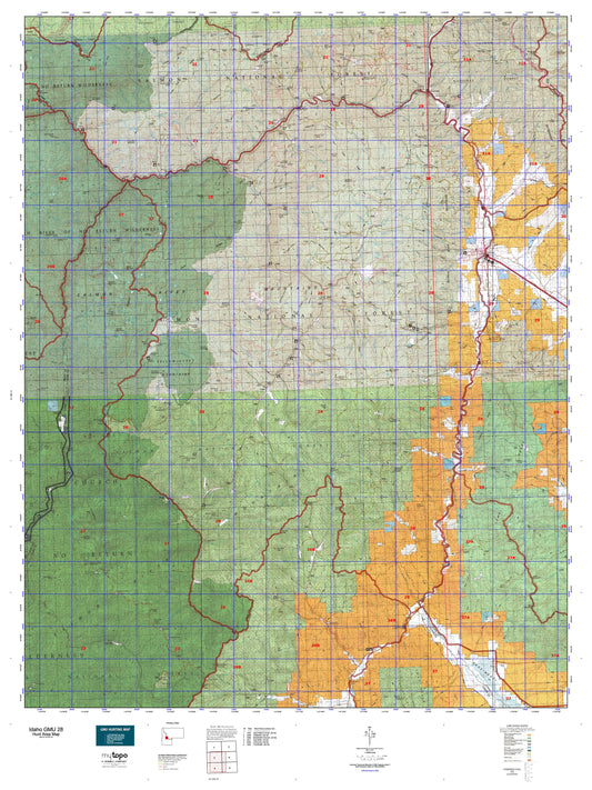 Idaho GMU 28 Map Image