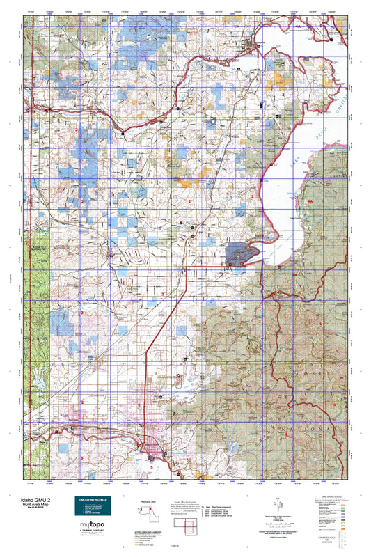 Idaho GMU 2 Map Image