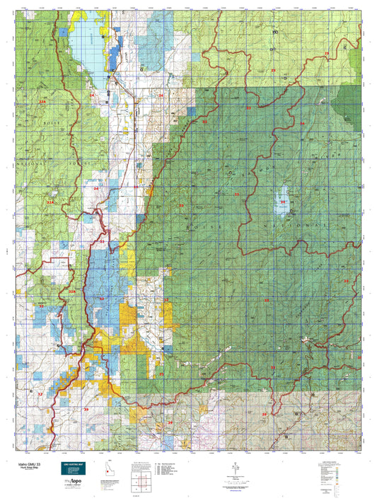Idaho GMU 33 Map Image