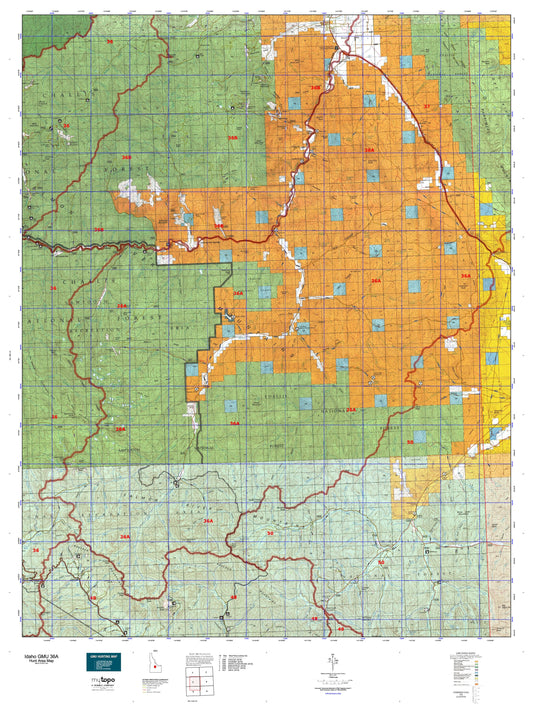 Idaho GMU 36A Map Image