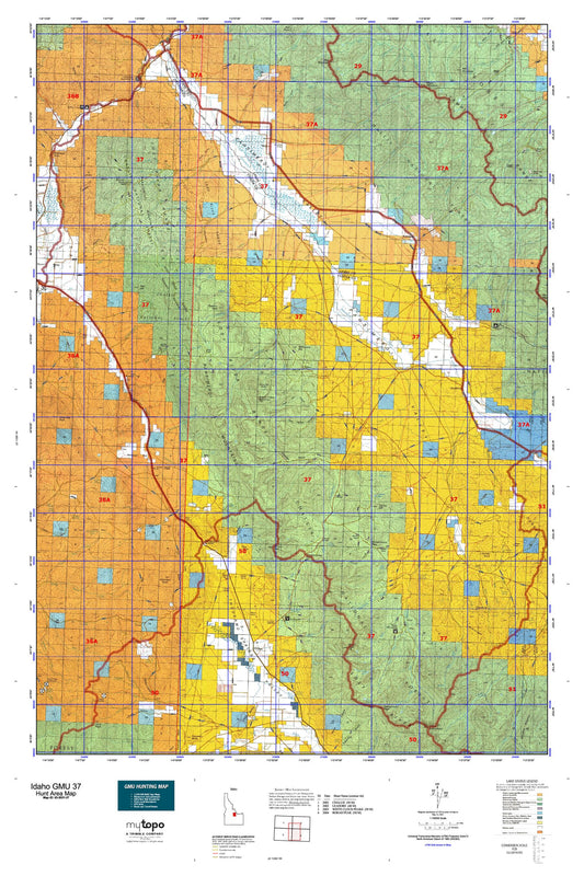 Idaho GMU 37 Map Image
