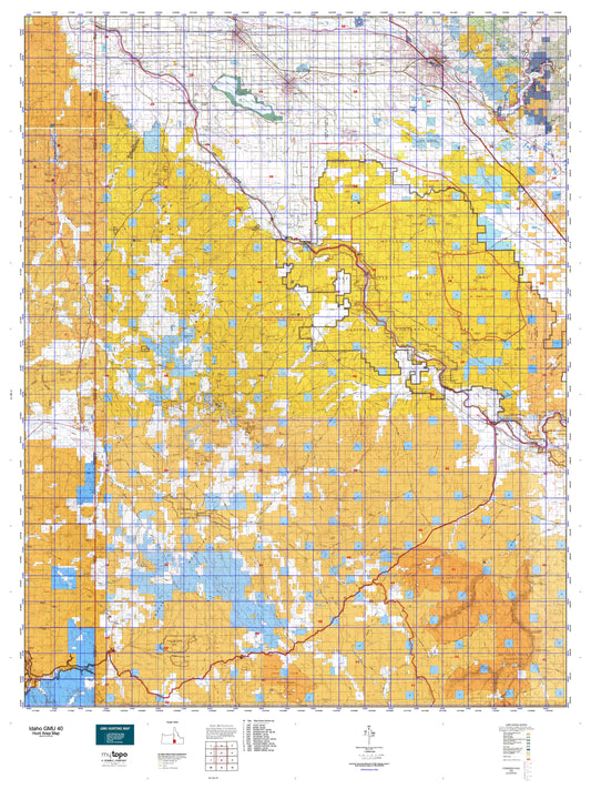 Idaho GMU 40 Map Image