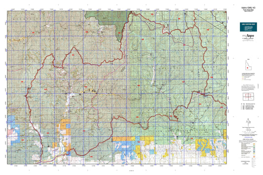 Idaho GMU 43 Map Image