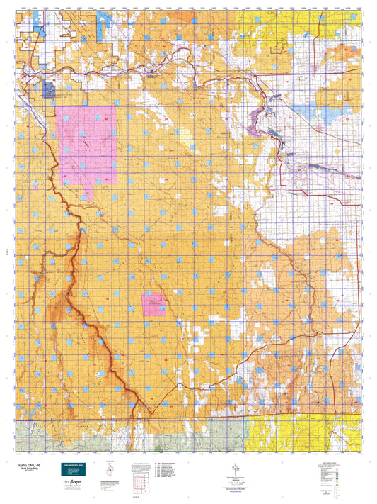 Idaho GMU 46 Map Image