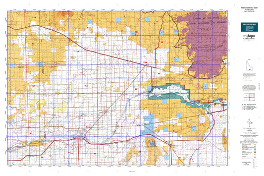 Idaho GMU 53 East Map Image