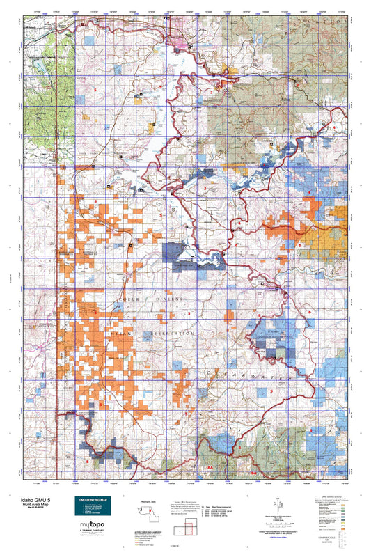 Idaho GMU 5 Map Image