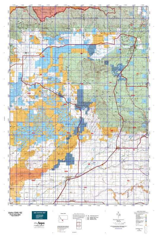 Idaho GMU 60 Map Image