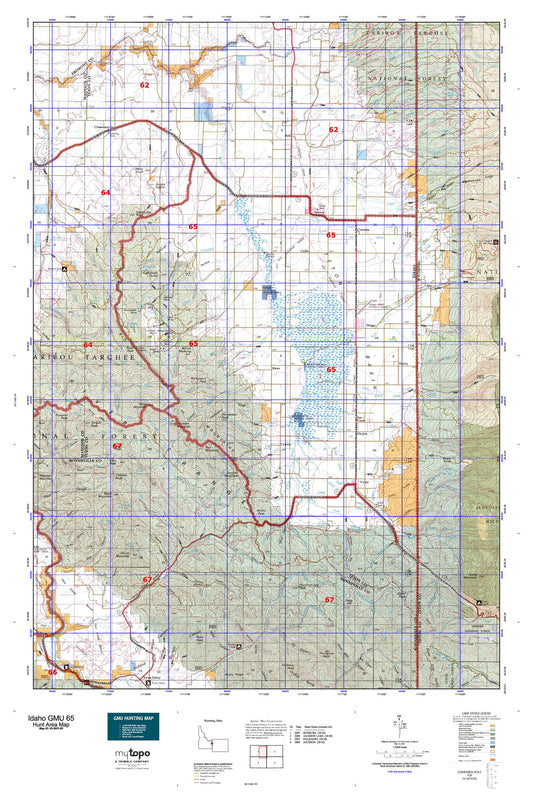 Idaho GMU 65 Map Image