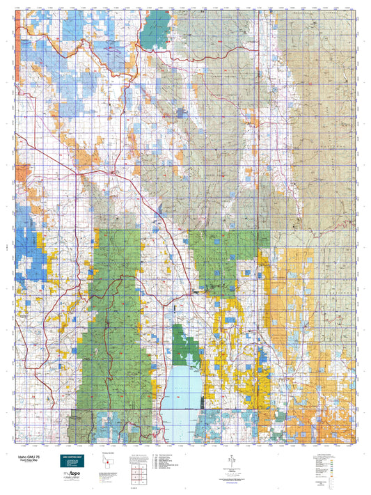Idaho GMU 76 Map Image