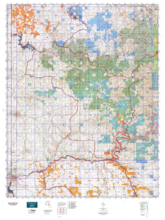 Idaho GMU 8A Map Image