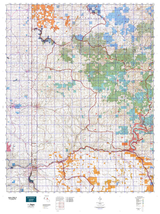 Idaho GMU 8 Map Image