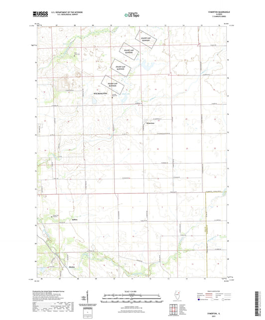 Symerton Illinois US Topo Map Image