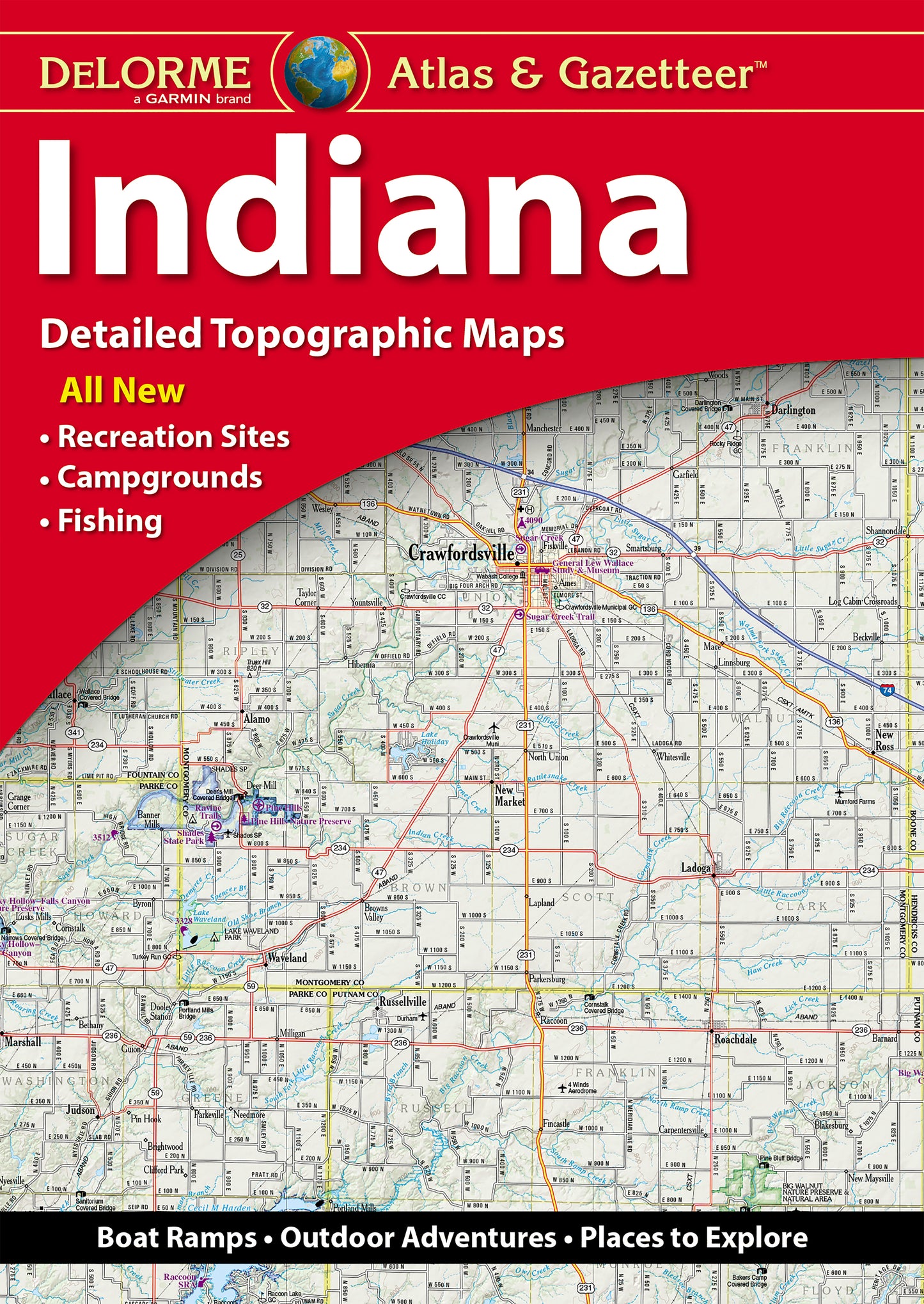 DeLorme Atlas and Gazetteer Indiana