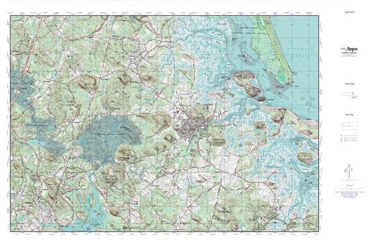 Ipswich MyTopo Explorer Series Map Image