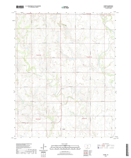 Stubbs Kansas US Topo Map Image