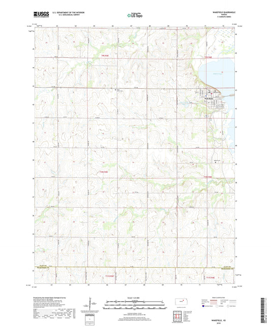 Wakefield Kansas US Topo Map Image