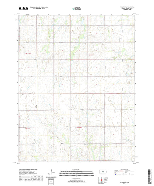 Willowdale Kansas US Topo Map Image