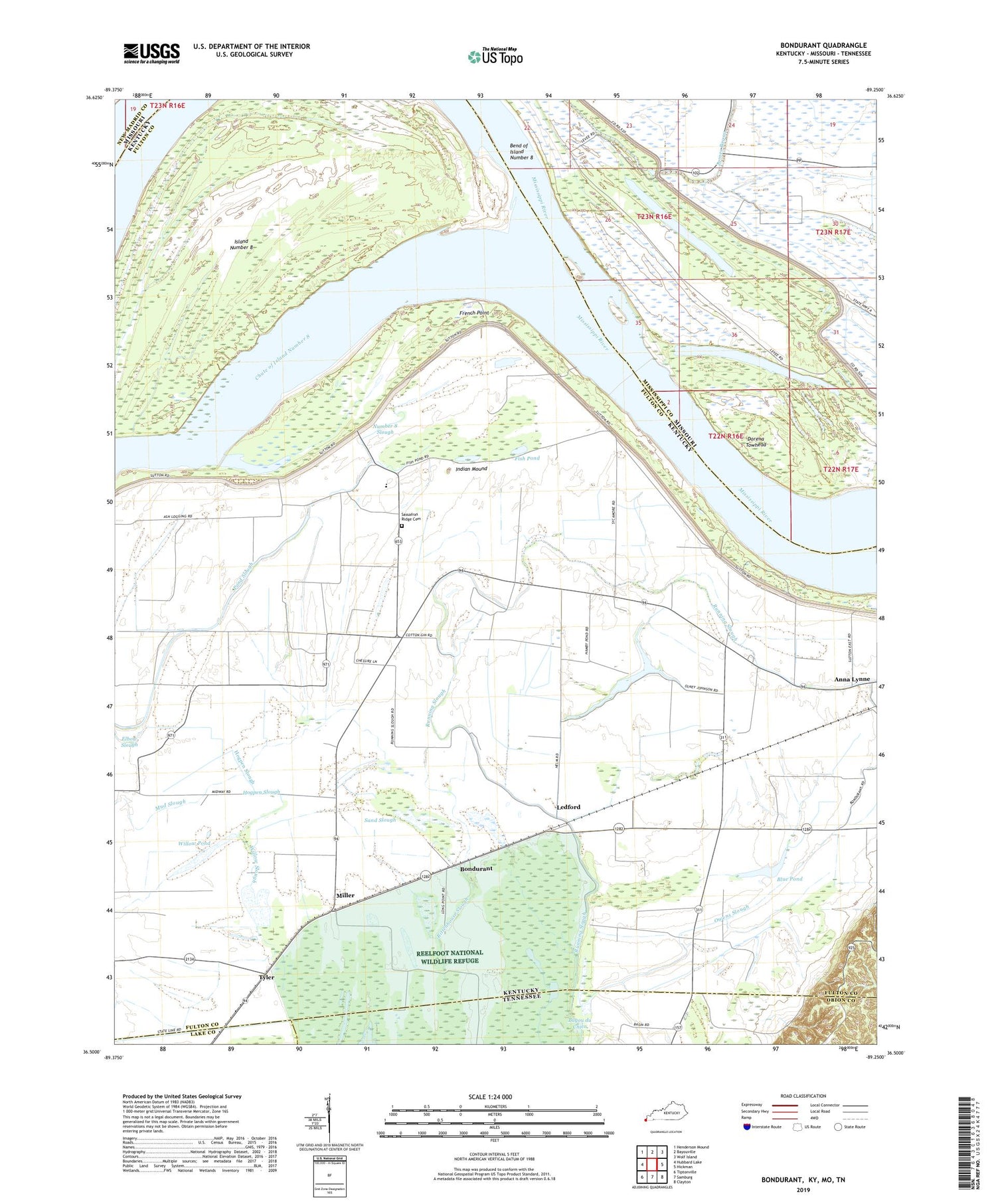 Bondurant Kentucky US Topo Map Image