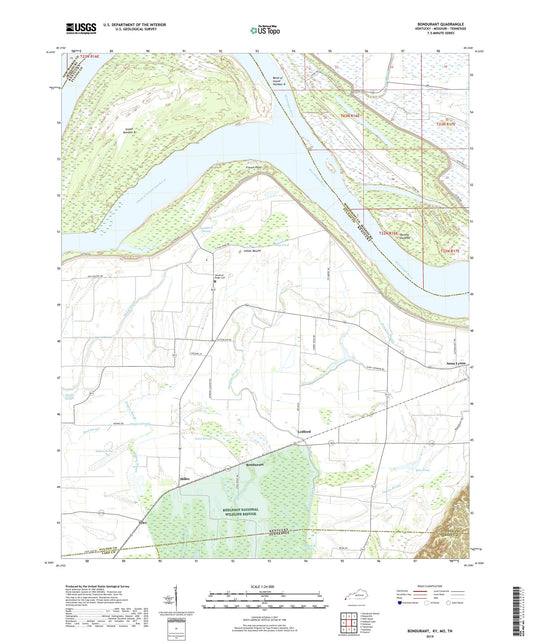 Bondurant Kentucky US Topo Map Image