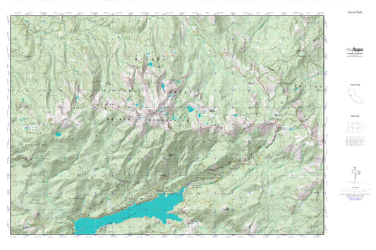 Kaiser Peak MyTopo Explorer Series Map Image