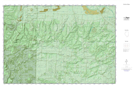 Karbers Ridge MyTopo Explorer Series Map Image