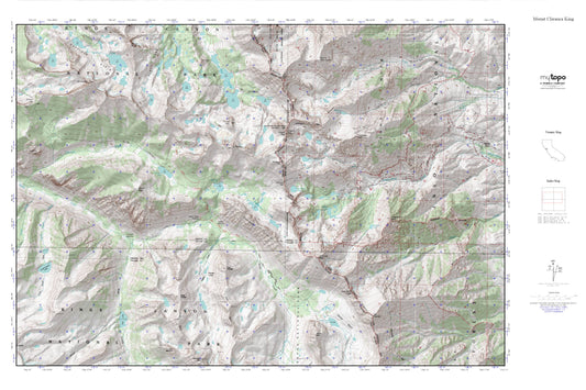 Kearsarge Pass MyTopo Explorer Series Map Image