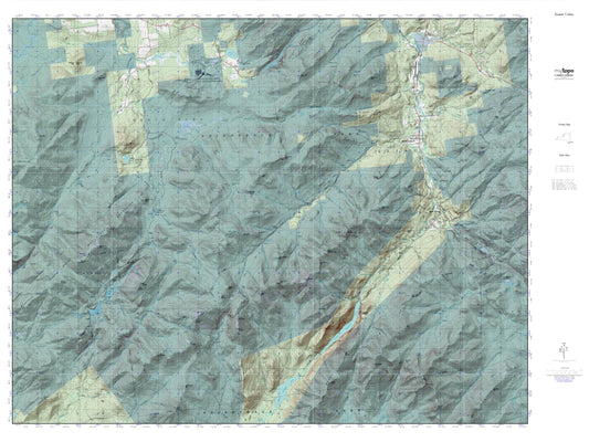 Keene Valley MyTopo Explorer Series Map Image