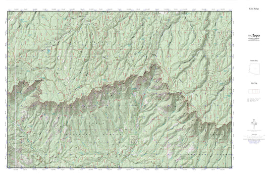 Kehl Ridge MyTopo Explorer Series Map Image