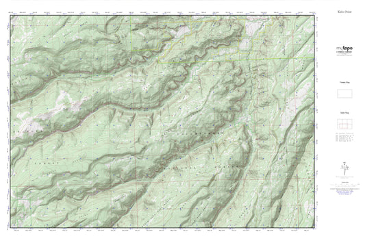 Kelso Point MyTopo Explorer Series Map Image