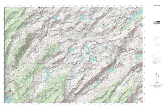 Kibbie Lake MyTopo Explorer Series Map Image