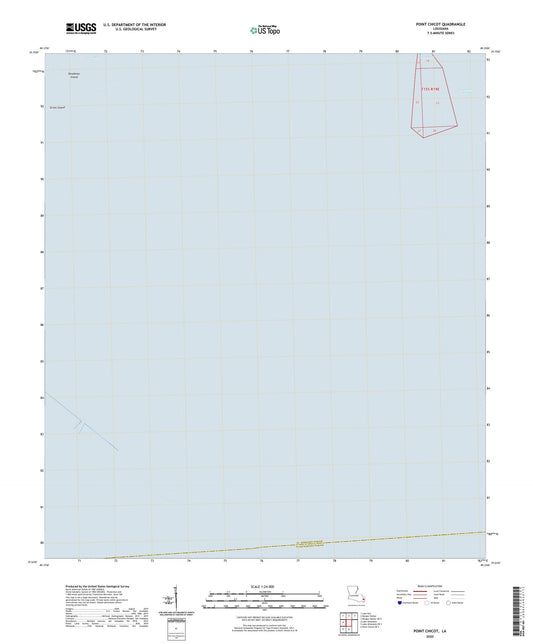 Point Chicot Louisiana US Topo Map Image