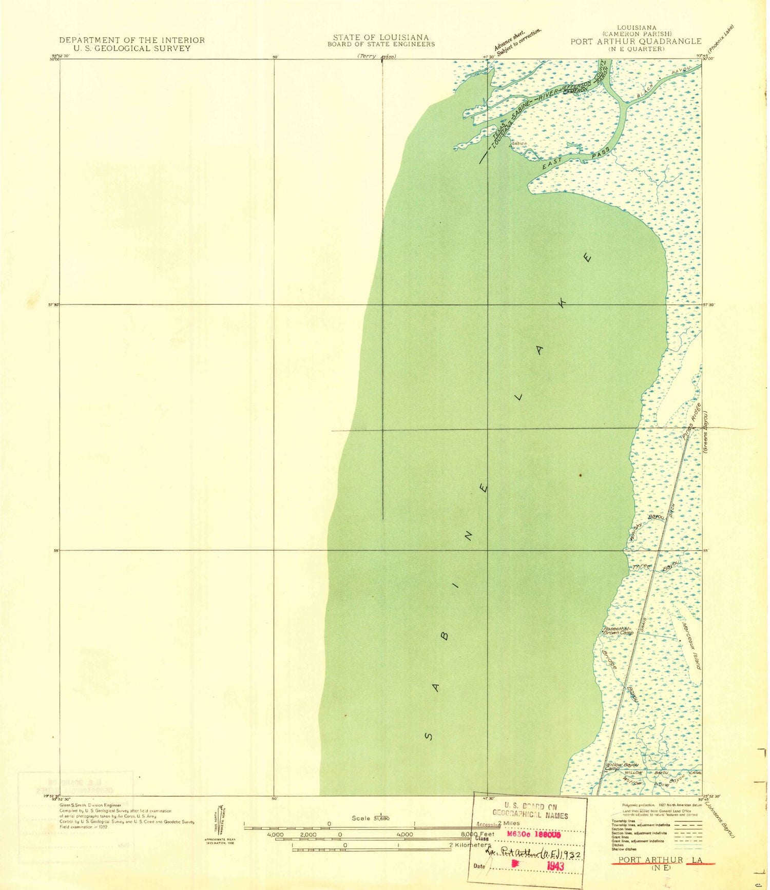 Classic USGS West of Greens Bayou Texas 7.5'x7.5' Topo Map Image