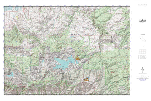 Lake Arrowhead MyTopo Explorer Series Map Image