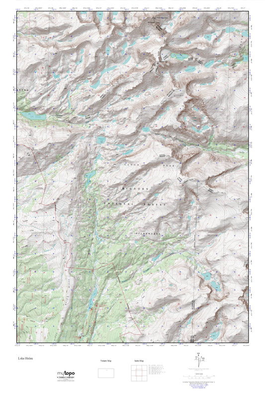 Lake Helen MyTopo Explorer Series Map Image